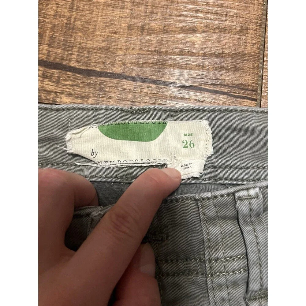 Anthropologie Hei Hei olive green cargo pants